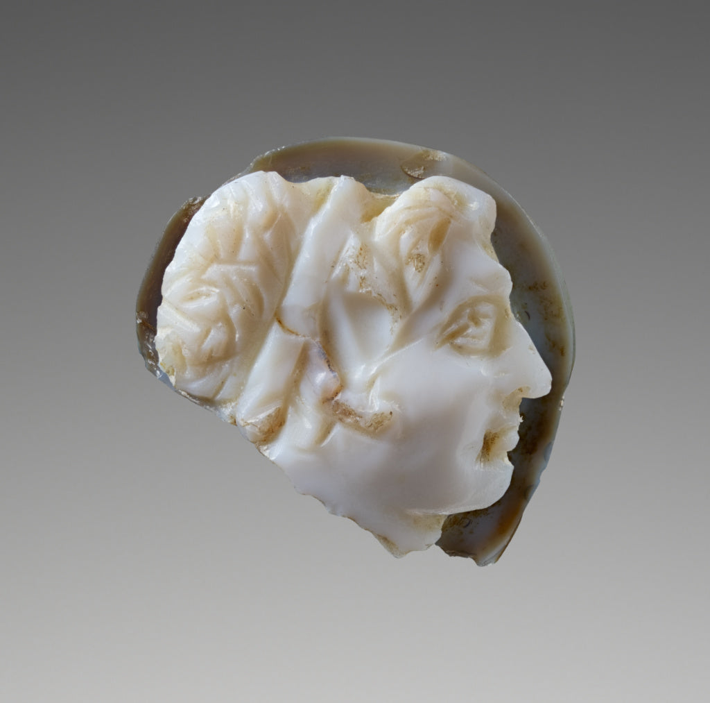 Unknown:Cameo Gem with Head of Alexander the Great, Poster Print Wall Art