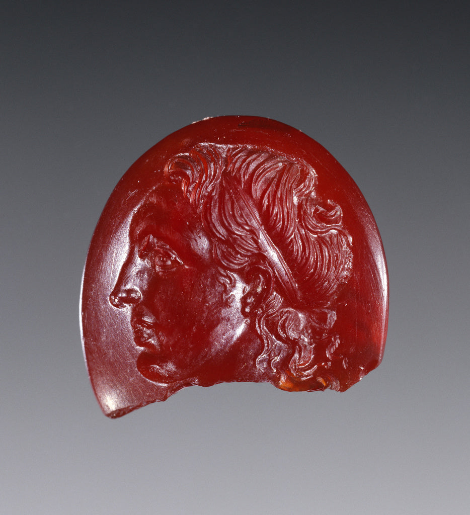 Unknown:Fragment of an Engraved Gem, Poster Print Wall Art