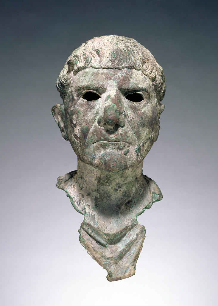 Unknown:Bust of a Man, Poster Print Wall Art
