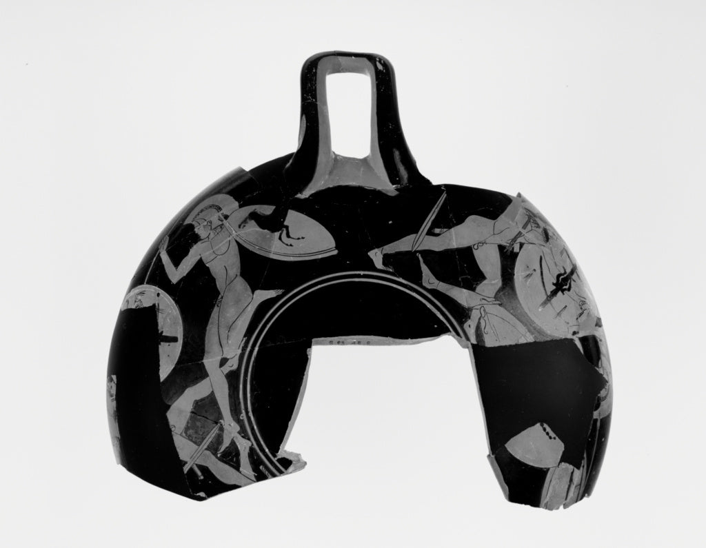 Dokimasia PainterAttributed to:Attic Red-Figure Cup Fragment, Poster Print Wall Art