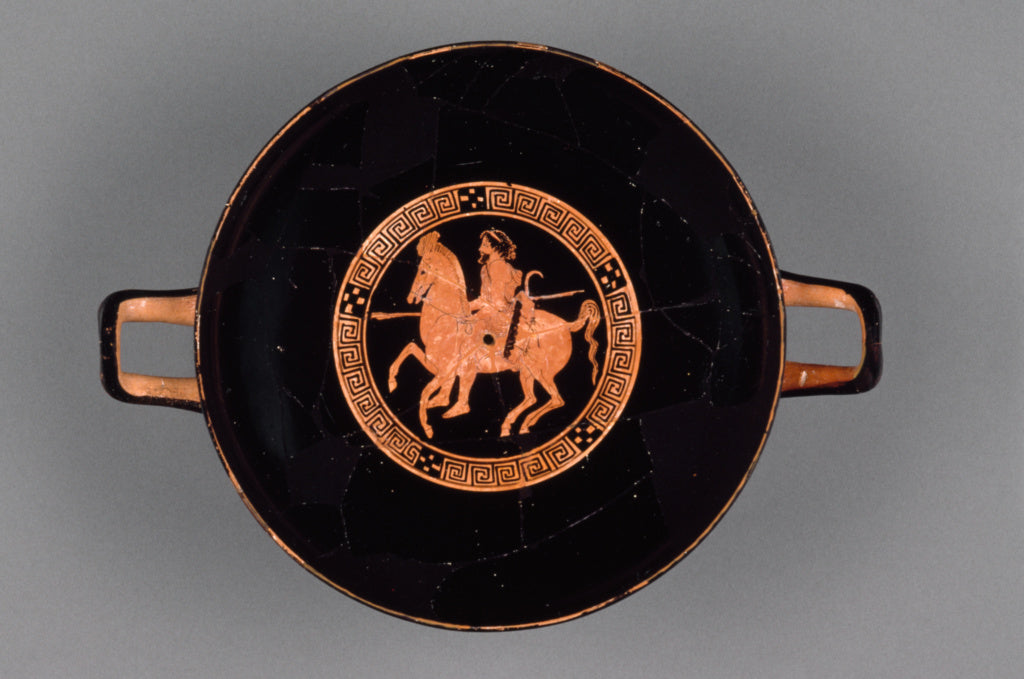 Eretria PainterAttributed to the:Attic Red-Figure Cup (Type , Poster Print Wall Art