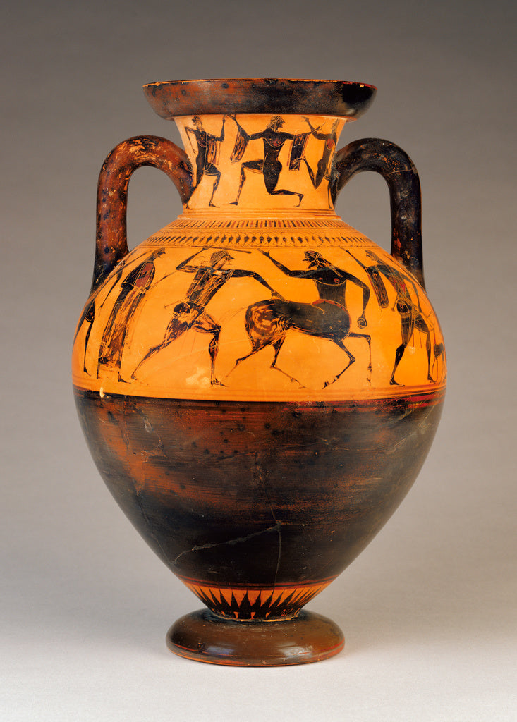 AffecterAttributed to:Attic Black-Figure Neck Amphora, Poster Print Wall Art