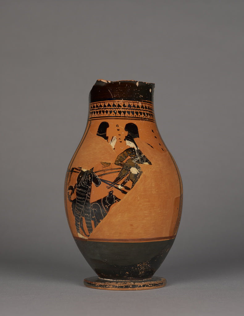 Leagros GroupAttributed to:Fragmentary Attic Black-Figure Ol, Poster Print Wall Art