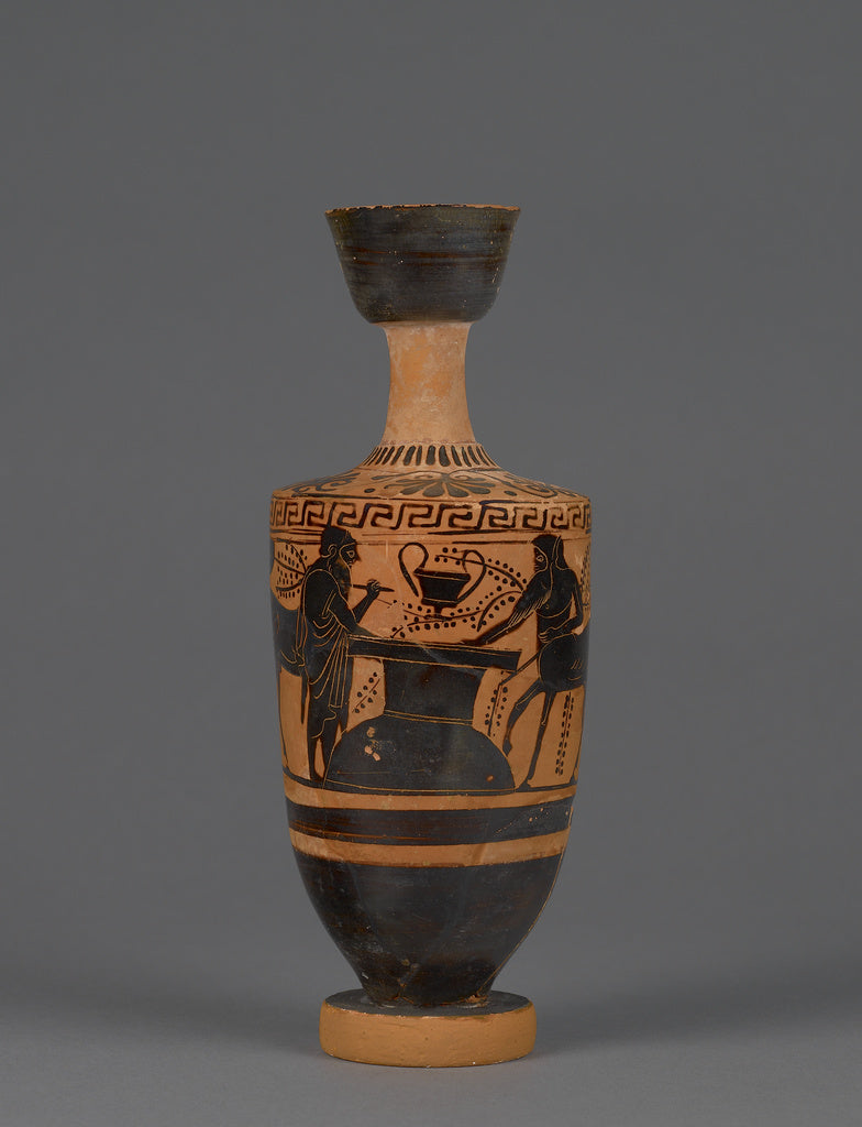 Gela Painter , active about 510 - 490 B.C.):Attic Black-Figu, Poster Print Wall Art