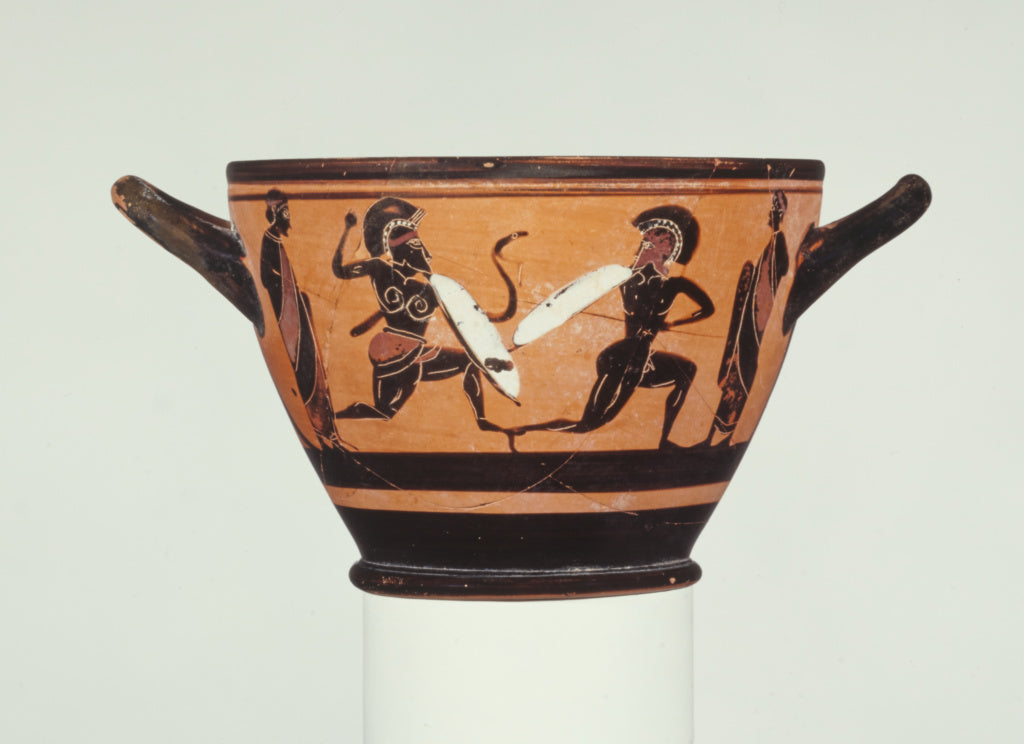 Camel Painter:Attic Black-Figure Skyphos, Poster Print Wall Art