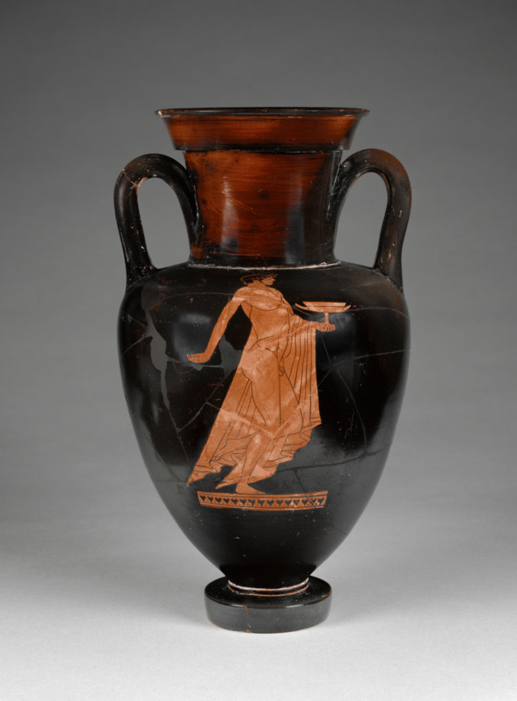Berlin PainterAttributed to:Attic Red-Figure Neck Amphora wi, Poster Print Wall Art
