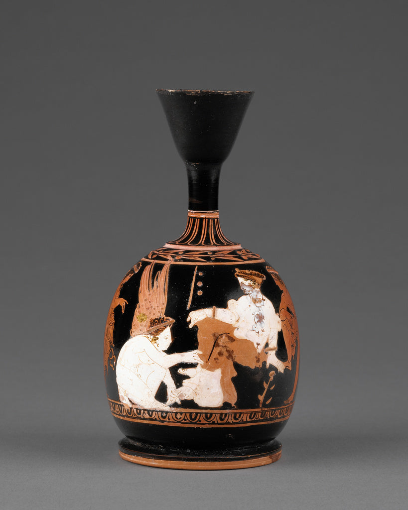 Meidias PainterManner of:Attic Red-Figure Squat Lekythos, Poster Print Wall Art
