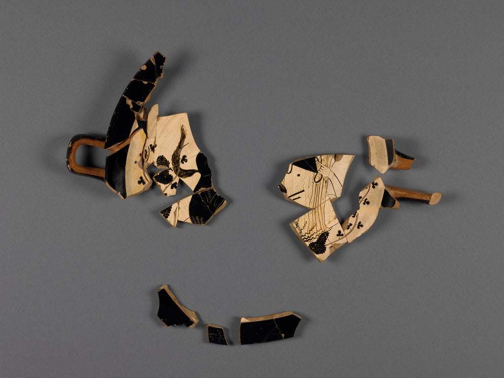 Unknown:Black-Gloss Cup Fragment (rim), Poster Print Wall Art