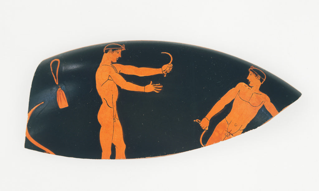MakronFollower of:Attic Red-Figure Cup Fragment, Poster Print Wall Art