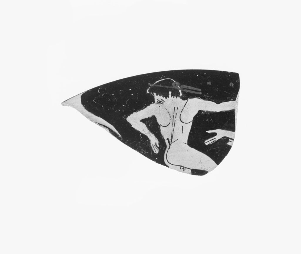 Epeleios PainterManner of the:Attic Red-Figure Kylix Fragmen, Poster Print Wall Art