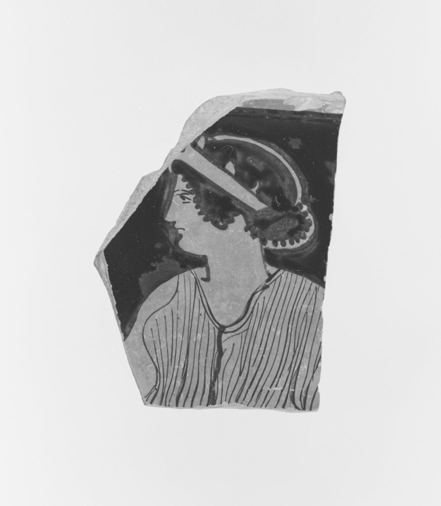 Amykos Painter:Lucanian Bell Krater Fragment, Poster Print Wall Art