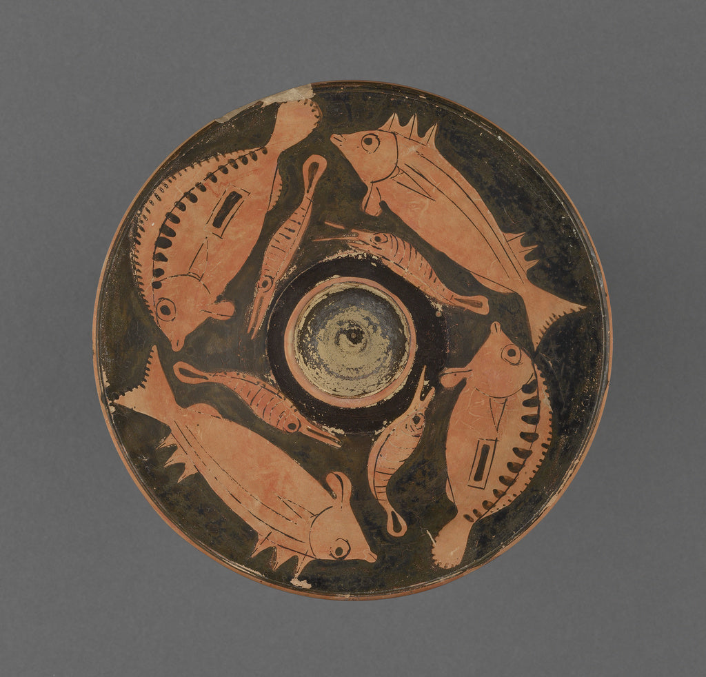 Scottsdale PainterAttributed to the:Apulian Fish-Plate, Poster Print Wall Art
