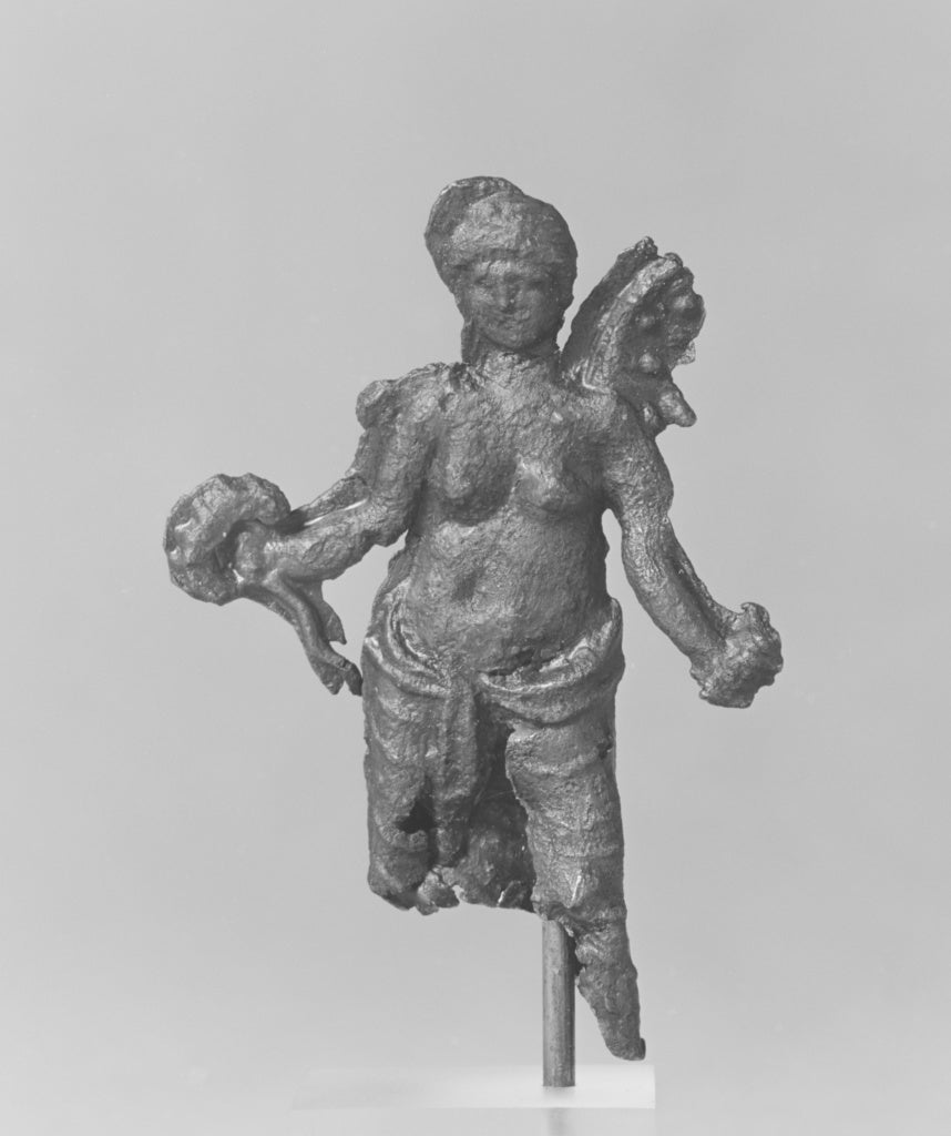 Unknown:Fragmentary Statuette of a Winged Figure, Poster Print Wall Art