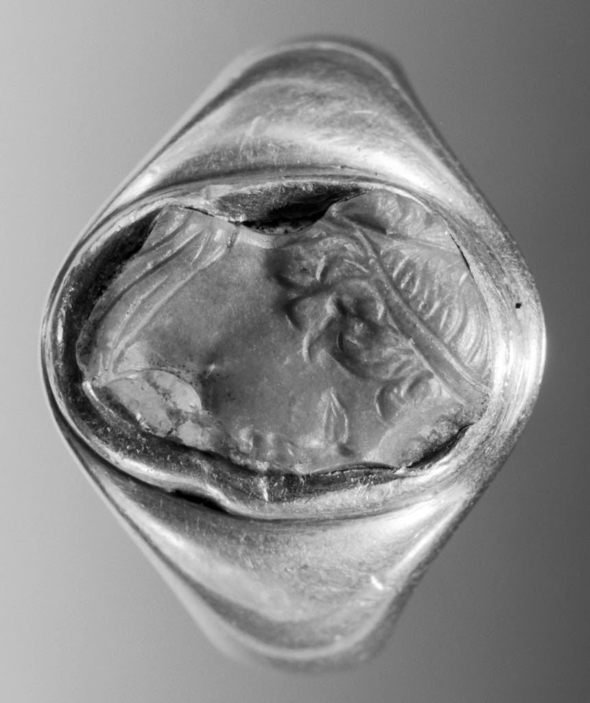Unknown:Cameo Gem Set into a Ring, Poster Print Wall Art
