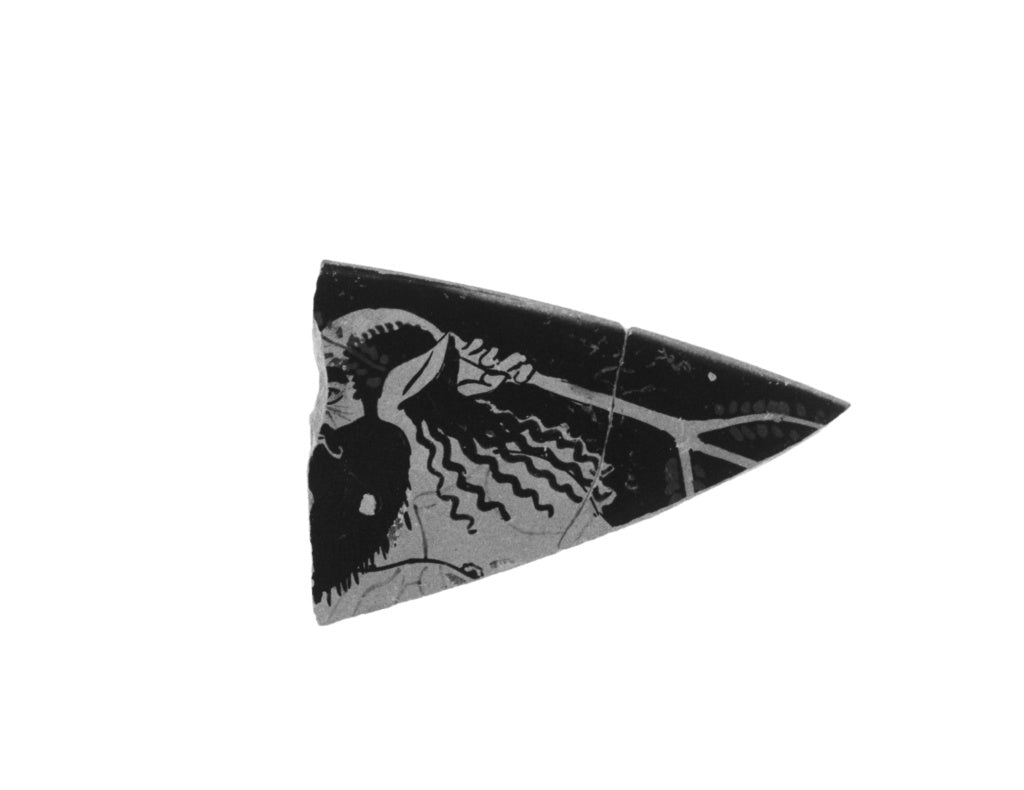 EpiktetosAttributed to:Attic Red-Figure Kylix Fragment, Poster Print Wall Art