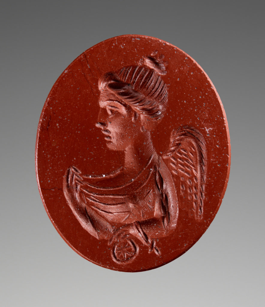 Unknown:Engraved Gem with Nemesis, Poster Print Wall Art