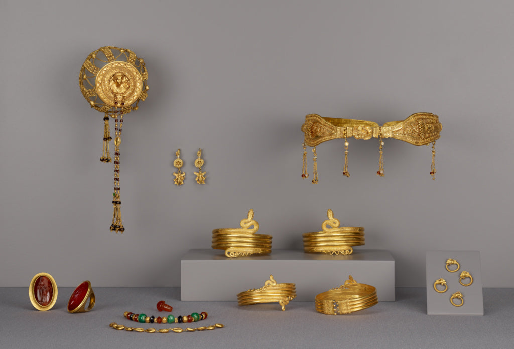 Unknown:Collection of Ptolemaic Jewelry (16), Poster Print Wall Art