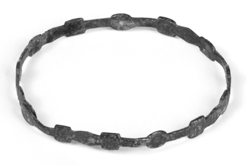 Unknown:Bracelet with Roundels and Square Elements, Poster Print Wall Art