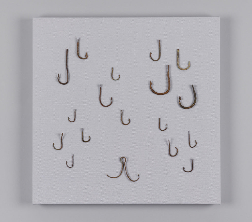 Unknown:Double Fish Hook, Poster Print Wall Art