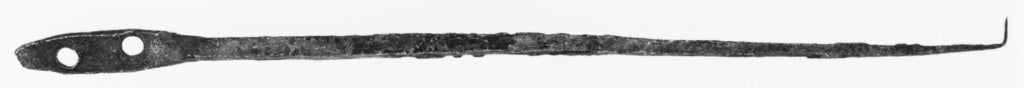 Unknown:Needle with Two Eyes and Bent Tip, Poster Print Wall Art