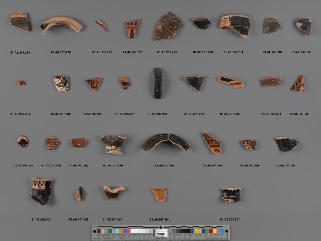 Unknown:Attic Black-Figure Trefoil Olpe Fragment, Poster Print Wall Art