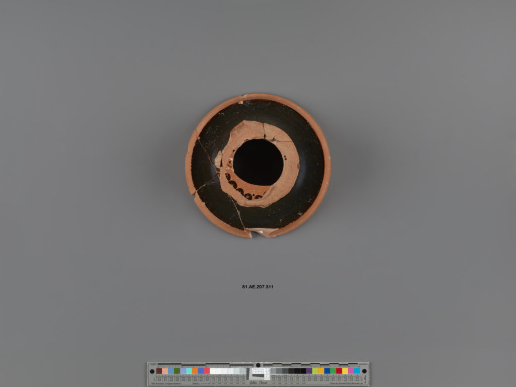 Unknown:Attic Black-Figure Cup Fragment (comprised of 6 Join, Poster Print Wall Art