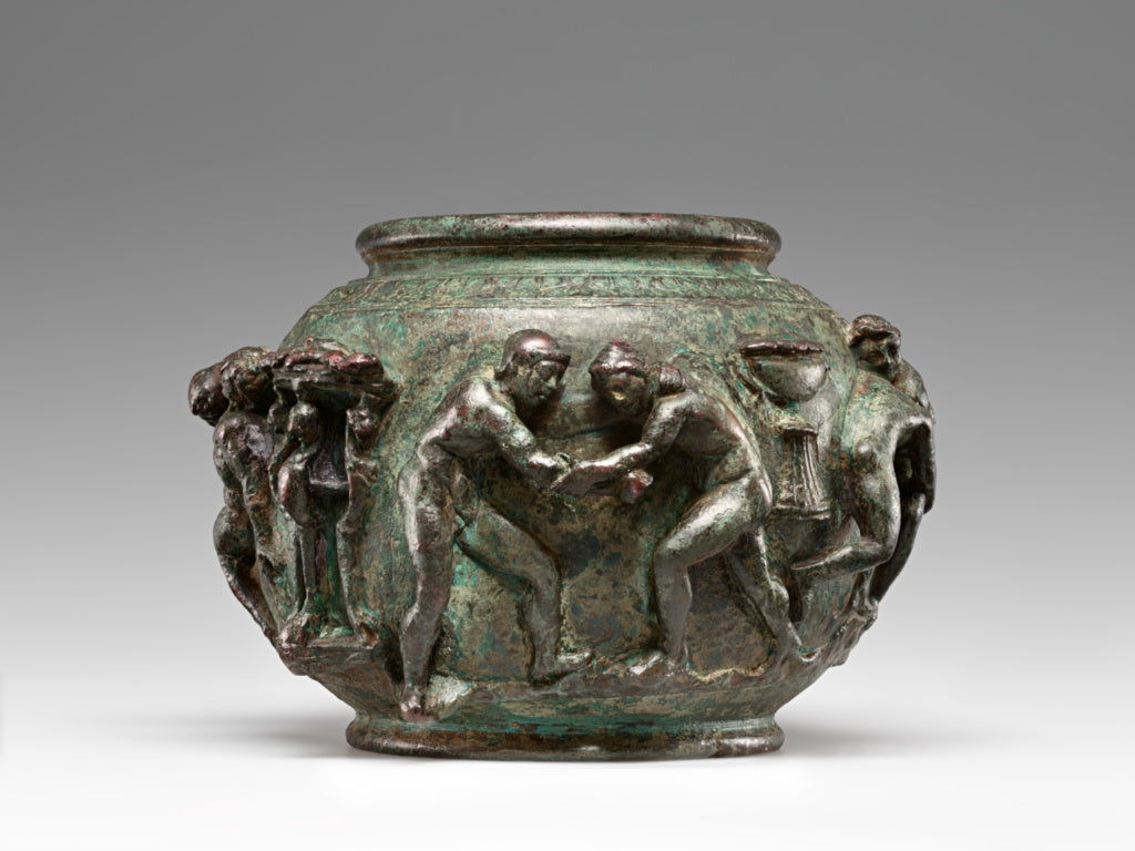 Unknown:Situla with a Frieze of Athletic Contests, Poster Print Wall Art