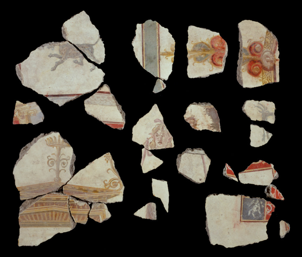 Unknown:Fresco Fragments (3), Poster Print Wall Art