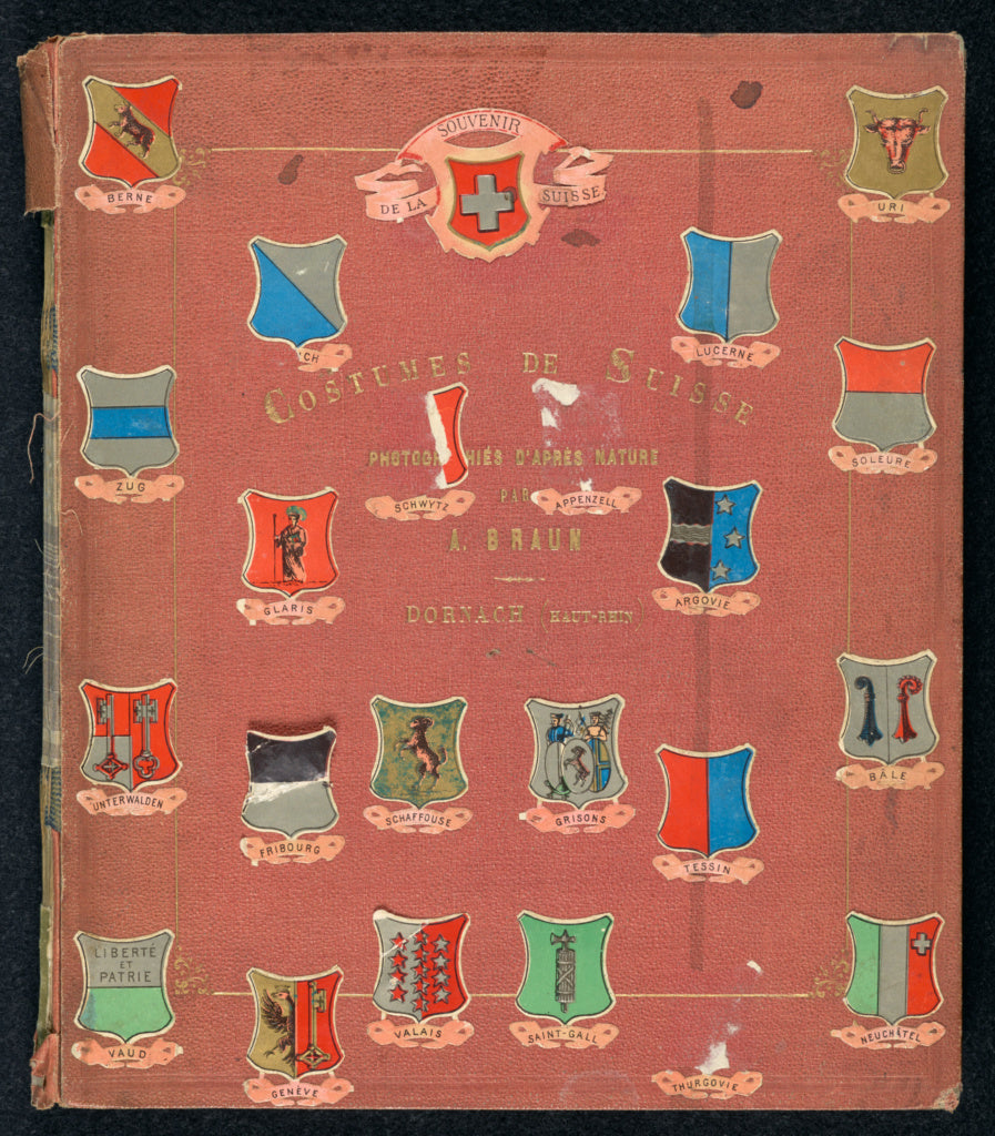 Adolphe Braun:Costumes de Suisse. Photographies d'apres Natu, Poster Print Wall Art