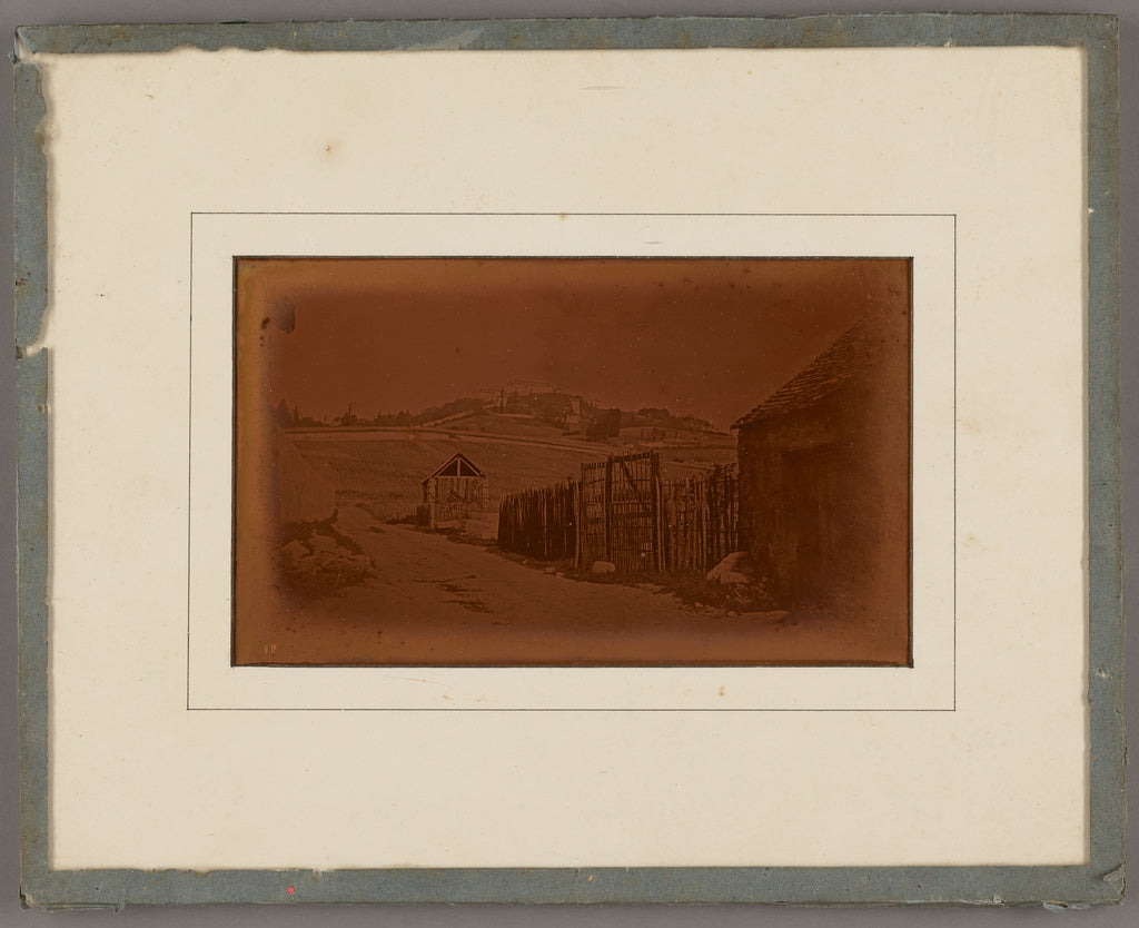 Armand-Hippolyte-Louis Fizeau:[Countryside view with chateau, Poster Print Wall Art