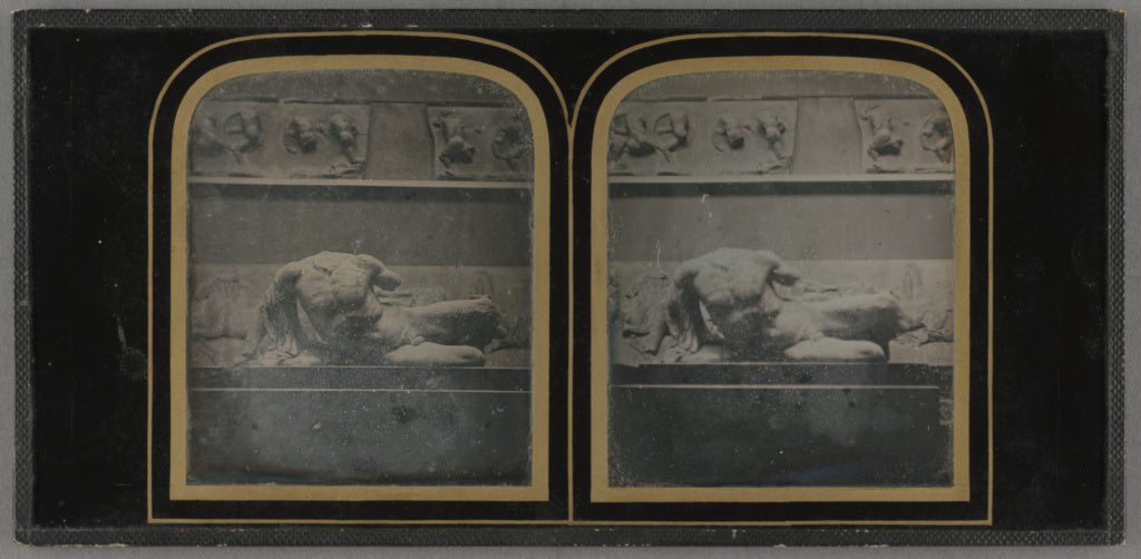 Unknown maker, British:[Sculpture of a headless nude of an u, Poster Print Wall Art