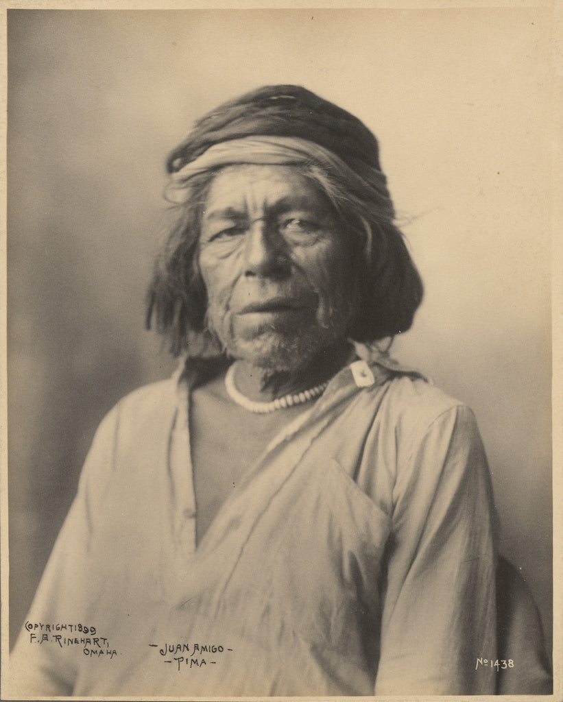Adolph F. Muhr:Juan Amigo, Pima, Poster Print Wall Art