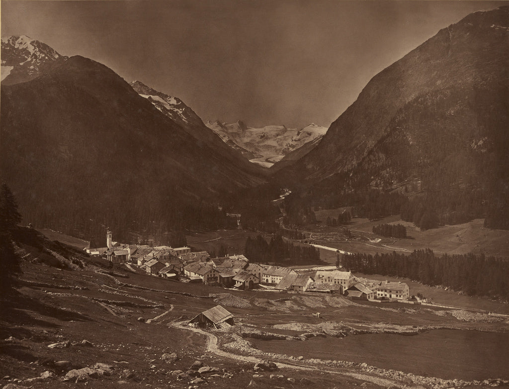 Adolphe Braun:Pontresina, Poster Print Wall Art
