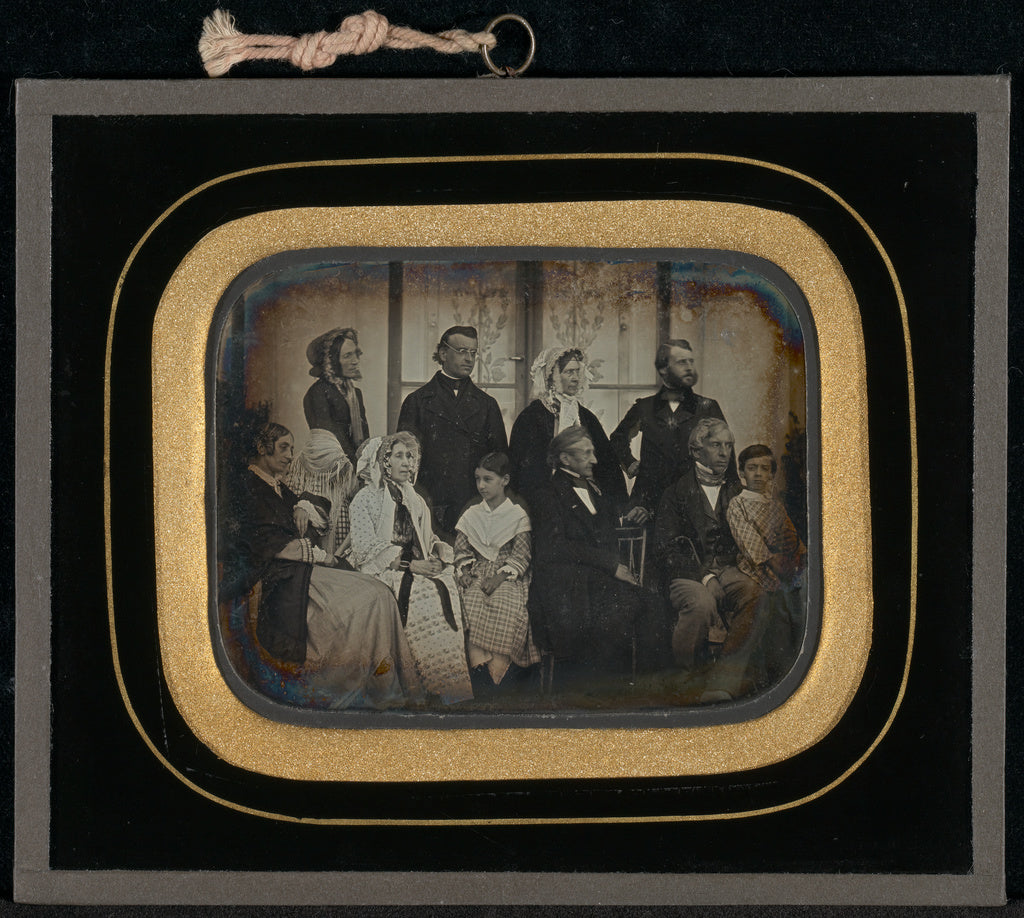 Jean-Gabriel Eynard:[Group portrait of ten Eynard-Lullin fam, Poster Print Wall Art