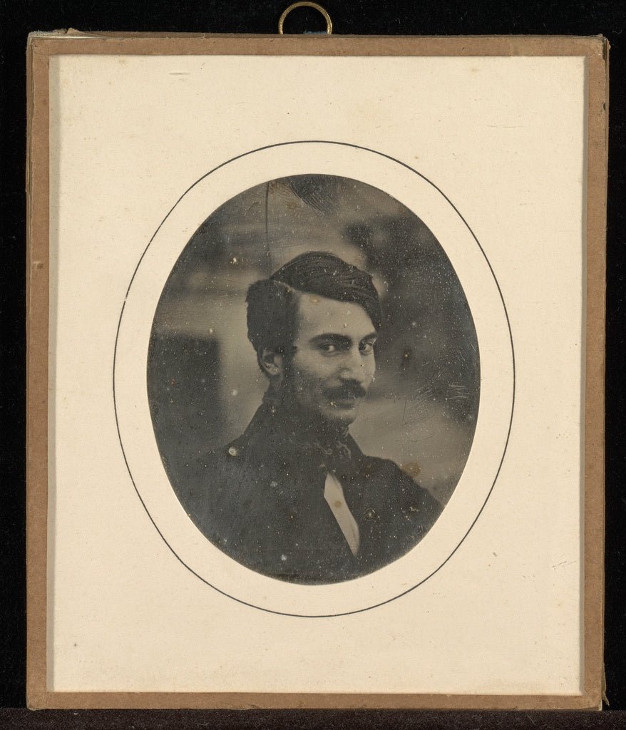 Jean-Gabriel Eynard:[Portrait of an unidentified man of the , Poster Print Wall Art
