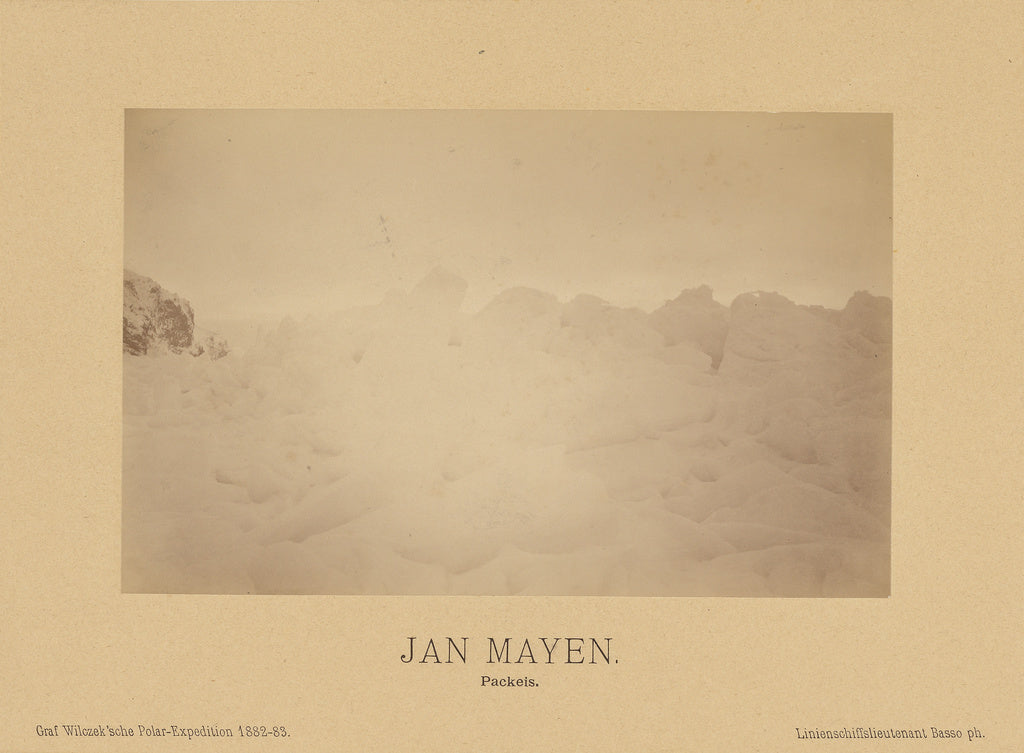 Richard Basso:Jan Mayen, Packeis, Poster Print Wall Art