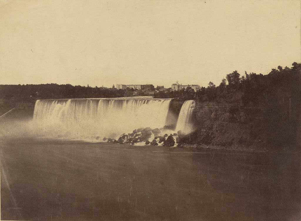 Silas A. Holmes:American Falls, Niagara City, Poster Print Wall Art