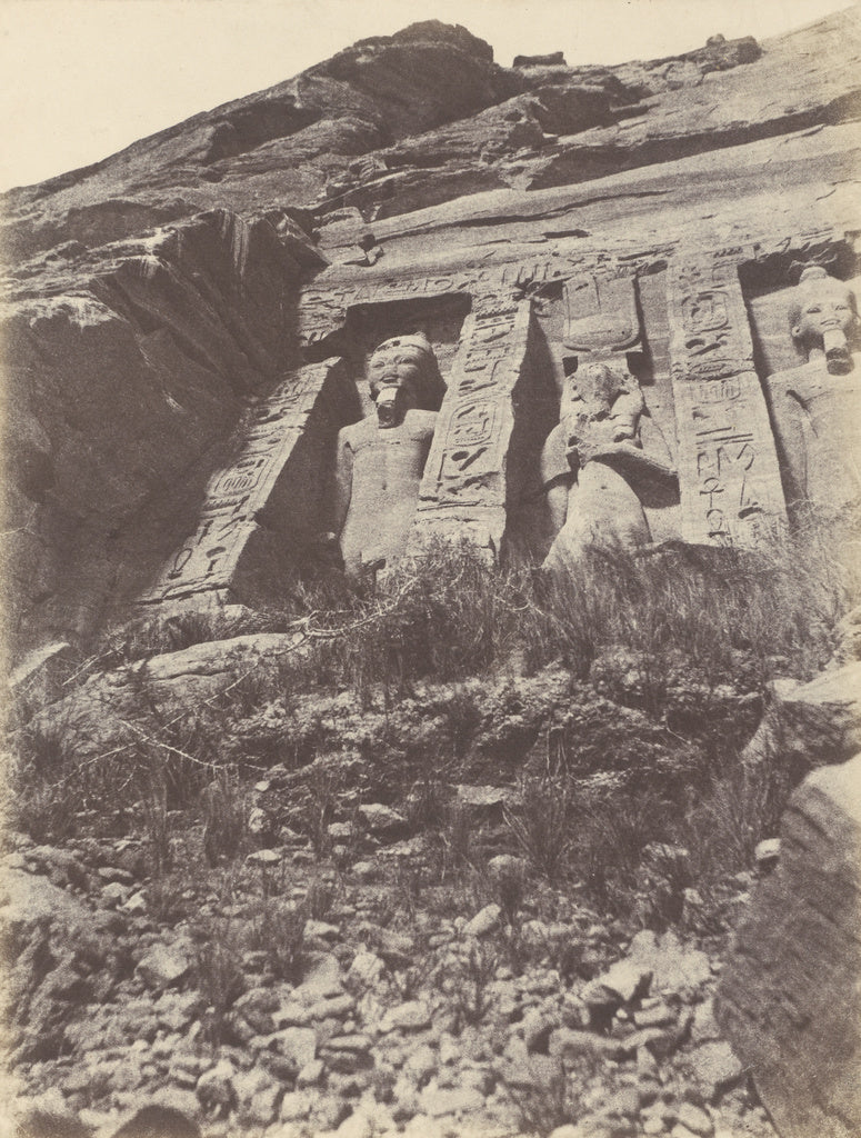 John Beasley Greene:[Ibsamboul. Spéos d'Hathor, partie gauc, Poster Print Wall Art