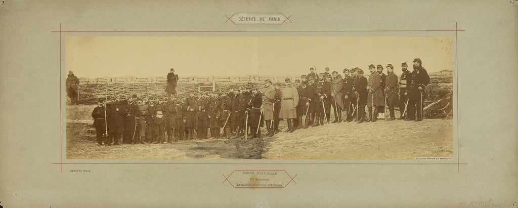 André Adolphe-Eugène Disdéri:Garde Nationale, 7e Bataillon, , Poster Print Wall Art