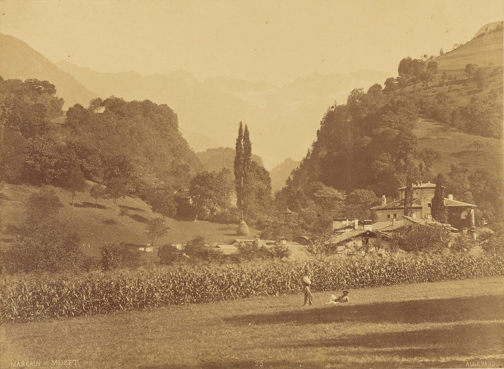 V. Muzet:Allevard, Poster Print Wall Art