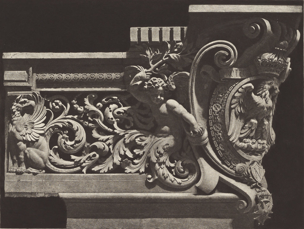 edouard Baldus:Pavillon de Flore, Poster Print Wall Art
