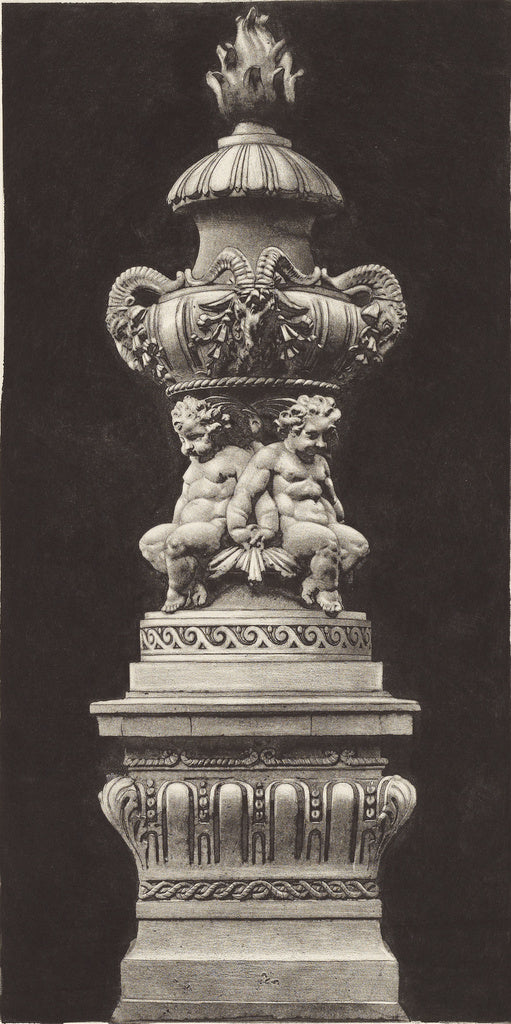 edouard Baldus:Pavillon de Flore (Vase de Couronnement), Poster Print Wall Art