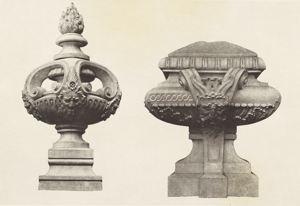 edouard Baldus:Vases de Couronnement, Poster Print Wall Art