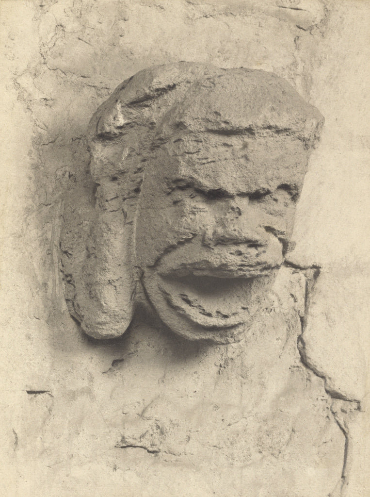 Frederick H. Evans:[Ely Cathedral: Gargoyle in Nave Triforiu, Poster Print Wall Art
