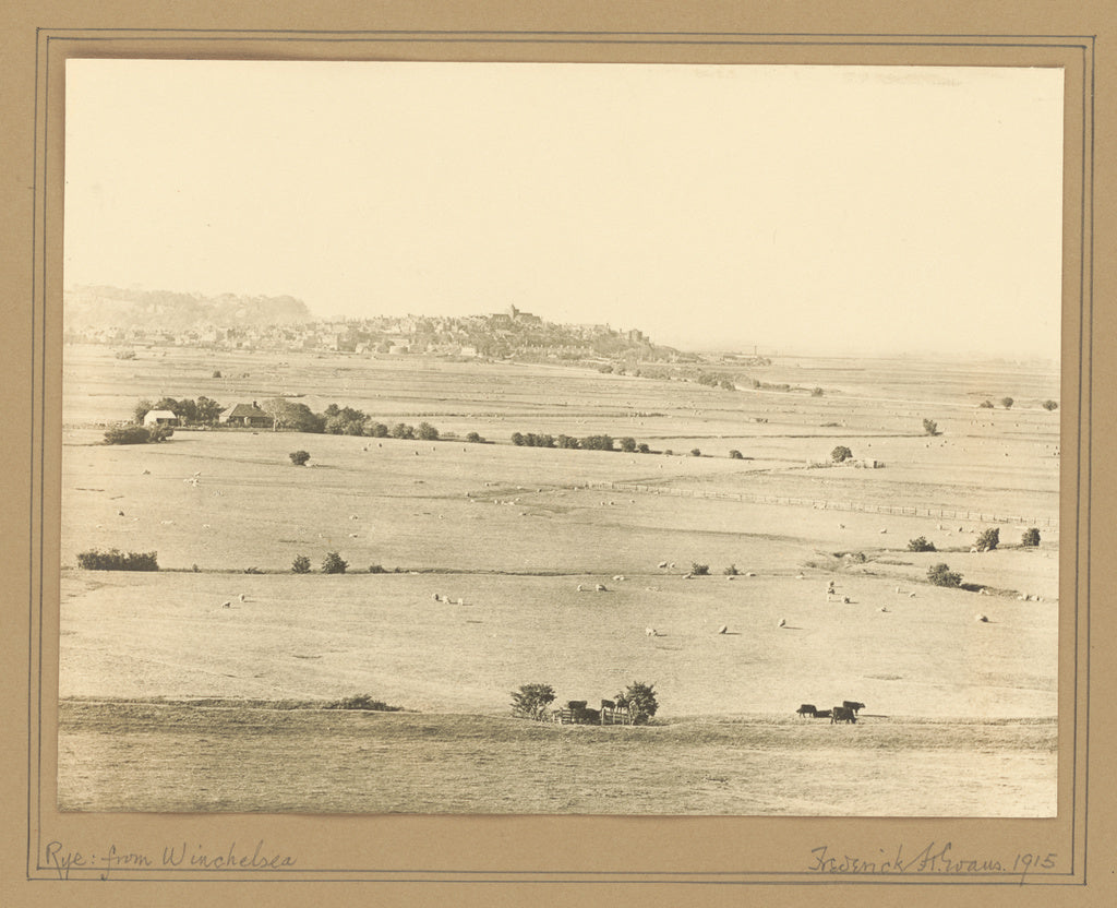 Frederick H. Evans:Rye: from Winchelsea, Poster Print Wall Art