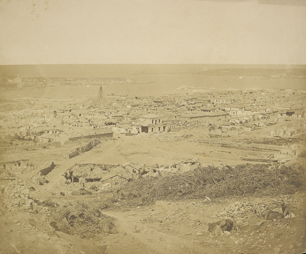 Robertson & Beato:[View of Sebastopol after the Fall, Taken , Poster Print Wall Art