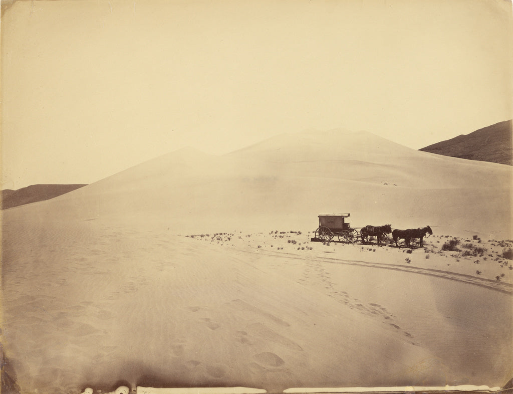 Timothy H. O'Sullivan:[Desert Sand Hills near Sink of Carson, Poster Print Wall Art