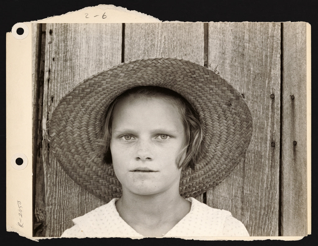 Walker Evans:Lucille Burroughs, Hale County, Alabama / Maggi, Poster Print Wall Art