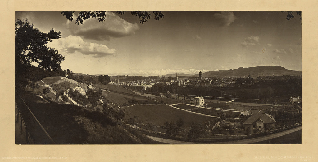 Adolphe Braun:Berne,16x12"(A3)Poster