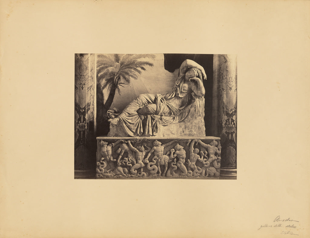 James Anderson:Ariadne, Vatican sculpture gallery, Poster Print Wall Art